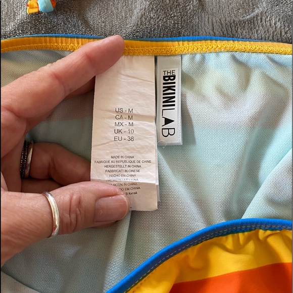 The Bikini Lab Stripped Swim Suit - Picture 4 of 7